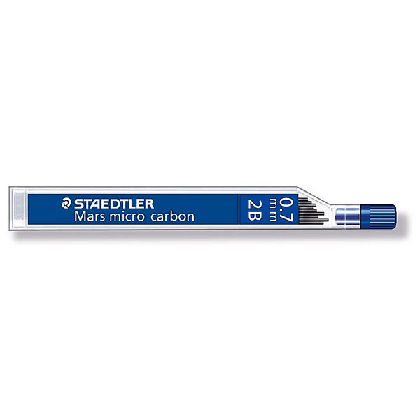 Minas Staedtler Mars Micro Grafito 0,7 Mm 2B Tubo Con 12 Unidades