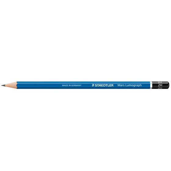 Lapices De Grafito Staedtler Mars Lumograph 100 2H Unidad