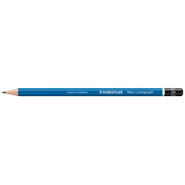 Lapices De Grafito Staedtler Mars Lumograph 100 2H Unidad