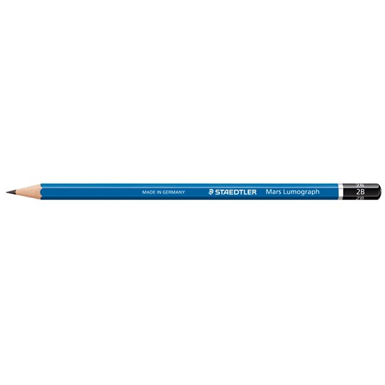 Lapices De Grafito Staedtler Mars Lumograph 100 2B Unidad