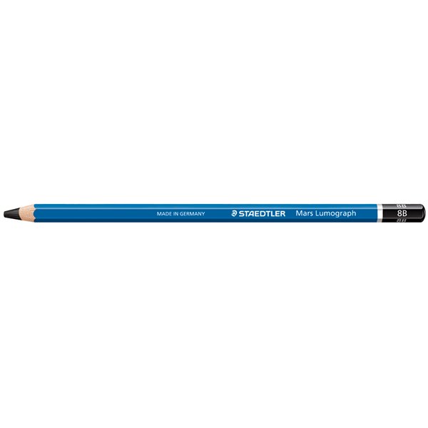 Lapices De Grafito Staedtler Mars Lumograph 100 8B Unidad