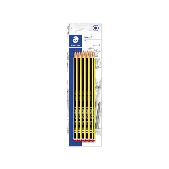Lapices De Grafito Staedtler Noris N.2 Hb Blister De 10 Unidades