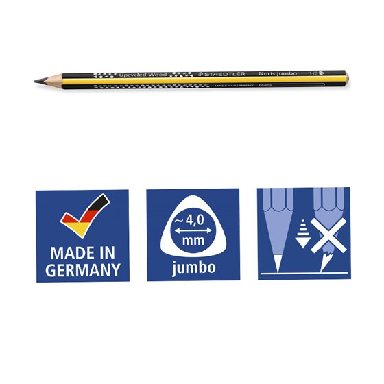 Lapices De Grafito Staedtler Triplus Jumbo Hb Unidad