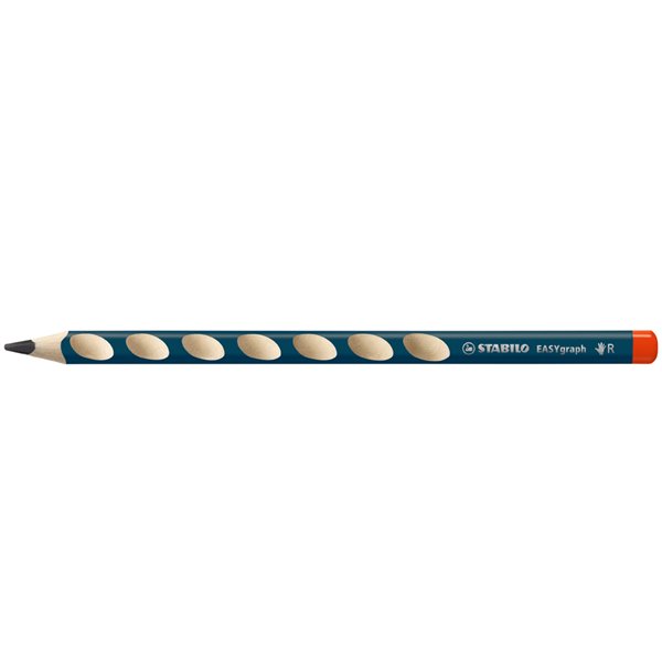 Lapices De Grafito Stabilo Easygraph Ergonomico Para Ambidiestros Mina 3,15 Mm Hb