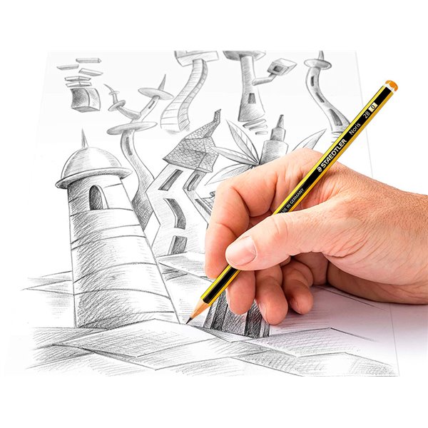 Lapices De Grafito Staedtler Noris N.0 2B Unidad