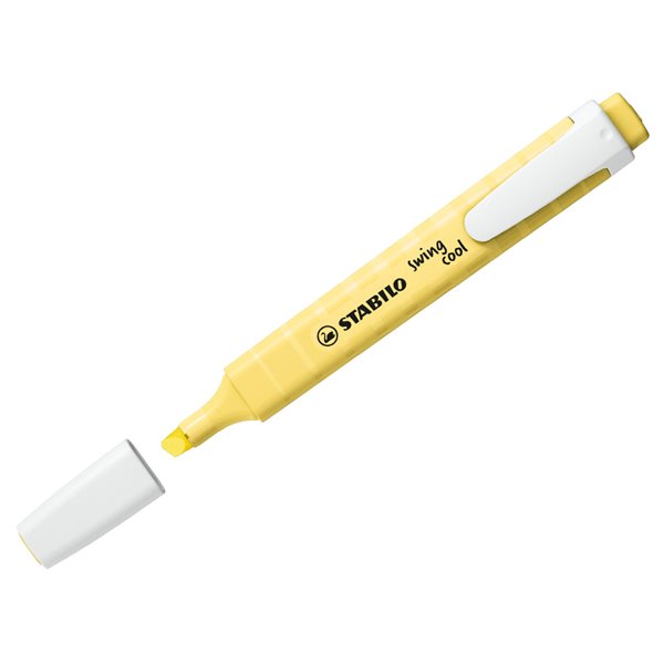 Rotulador Stabilo Fluorescente Swing Cool Pastel Amarillo Cremoso