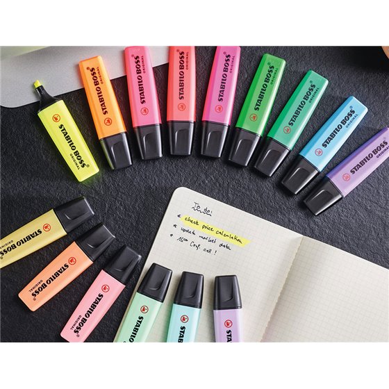 Rotulador Stabilo Boss Fluorescente 70 Deskset Estuche De 23 Unidades Colores Surtidos
