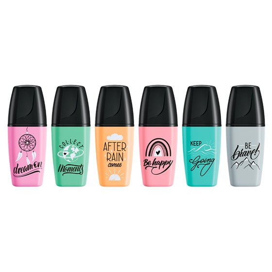 Rotulador Stabilo Boss Mini Pastel Love Estuche De 6 Unidades Colores Surtidos