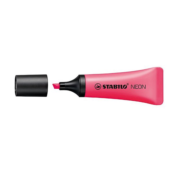 Rotulador Stabilo Fluorescente 72 Rosa Neon