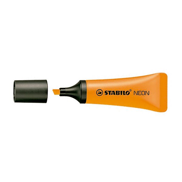 Rotulador Stabilo Fluorescente 72 Naranja Neon