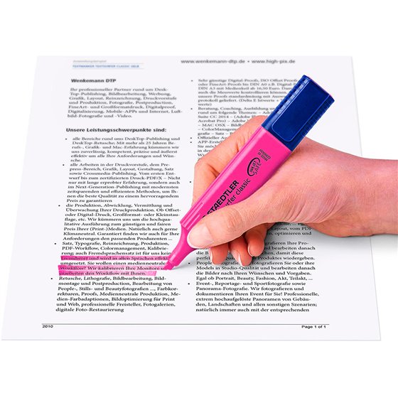 Rotulador Staedtler Textsurfer Classic 364 Fluorescente Rosa