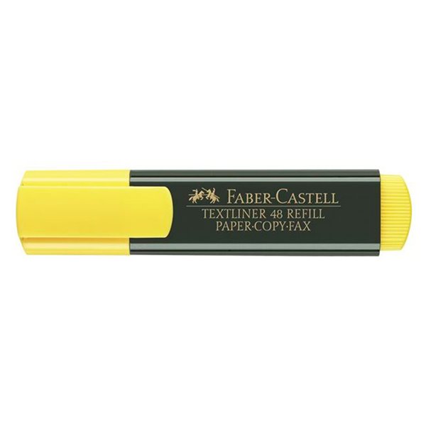 Rotulador Faber Castell Fluorescente Textliner 48-07 Amarillo Blister De 1 Unidad