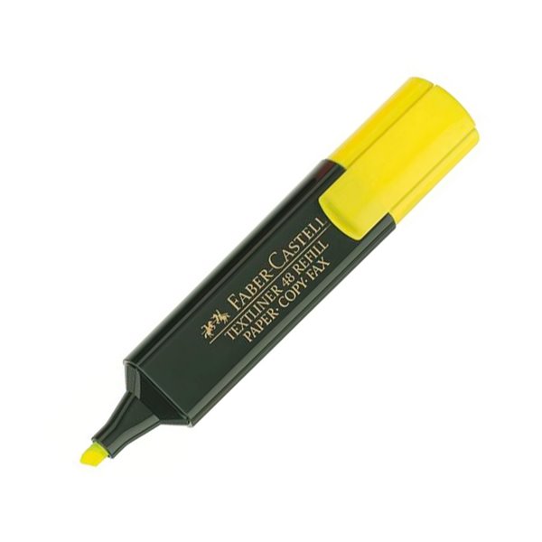 Rotulador Faber Castell Fluorescente Textliner 48-07 Amarillo Blister De 1 Unidad