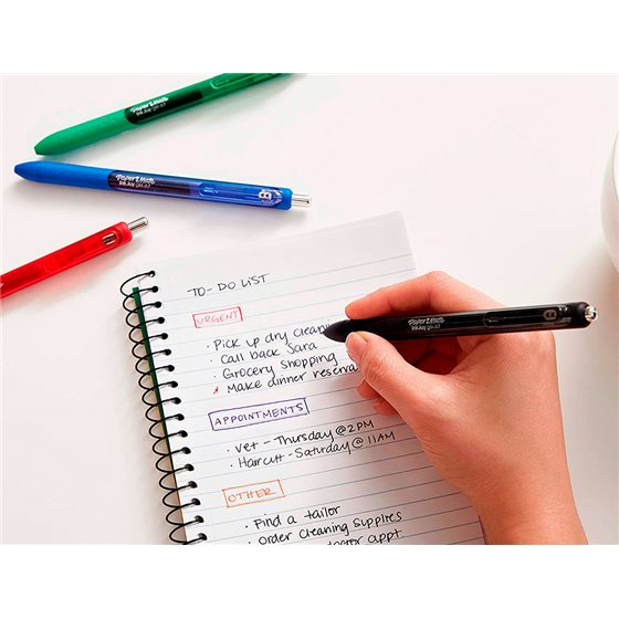 Boligrafo Paper Mate Inkjoy Retractil Gel Pen Trazo 0,7 Mm Verde Azulado