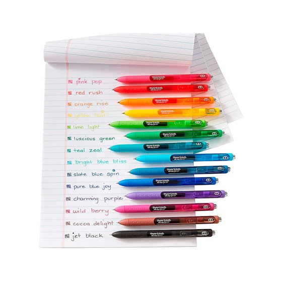 Boligrafo Paper Mate Inkjoy Retractil Gel Pen Trazo 0,7 Mm Verde Azulado