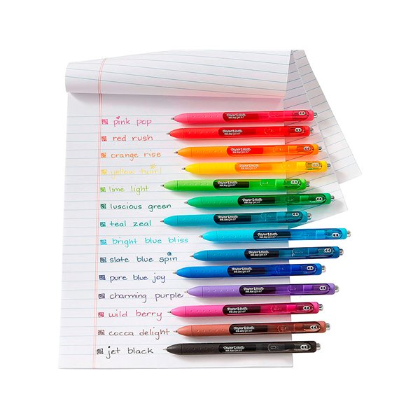 Boligrafo Paper Mate Inkjoy Retractil Gel Pen Trazo 0,7 Mm Verde Azulado