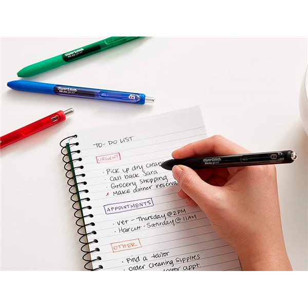 Boligrafo Paper Mate Inkjoy Retractil Gel Pen 0,7Mm Azul Punta De Bola Trazo 0.35Mm