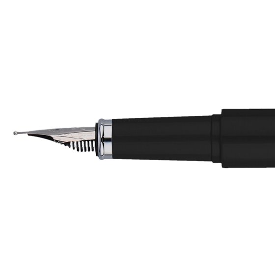 Pluma Y Funda De Similpiel Belius Space B Color Minimalista Negro Tinta Azul Caja De Diseño