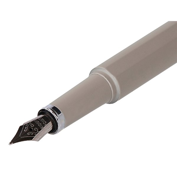 Pluma Y Funda De Similpiel Belius Space B Color Minimalista Gris Tinta Azul Caja De Diseño
