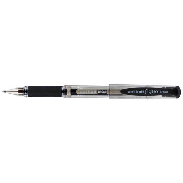 Boligrafo Uni-Ball Um-153 Signo Broad Negro 1 Mm Tinta Gel