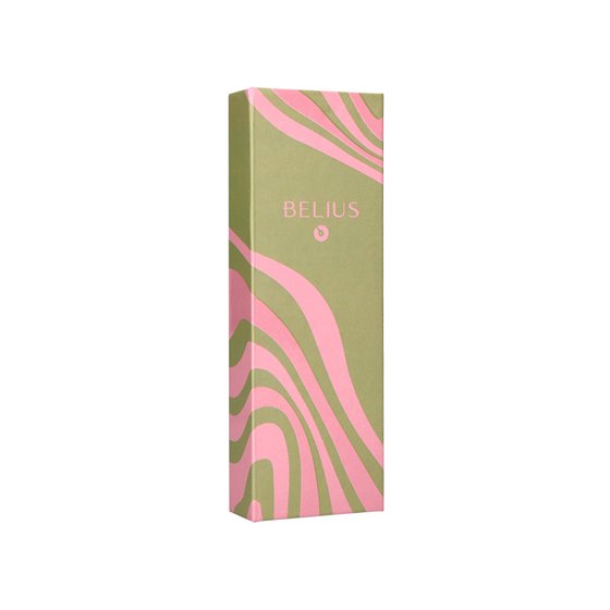 Roller Belius Ink Dreams Aluminio Color Verde Matcha Y Rosa Plateado Frase Interior Tinta Negra Caja De Diseño