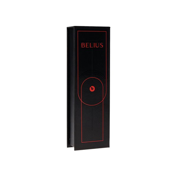 Roller Belius Turbo Aluminio Color Rojo Y Negro Tinta Azul Caja De Diseño