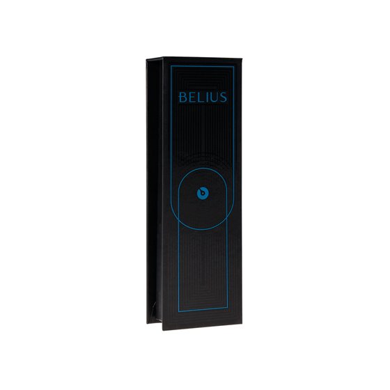 Roller Belius Turbo Aluminio Color Azul Y Negro Tinta Azul Caja De Diseño