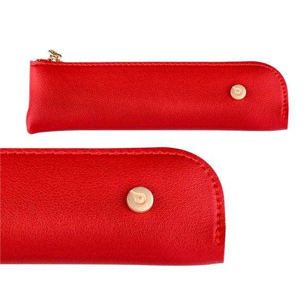 Boligrafo Y Estuche Belius Soiree Color Art Deco Granate Y Dorado Tinta Azul Caja De Diseño