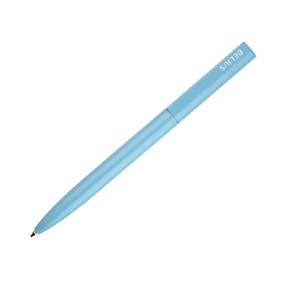 Boligrafo Belius Rocket B Aluminio Color Minimalista Azul Tinta Azul Caja Cilindrica