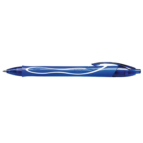 Boligrafo Bic Gelocity Quick Dry Retractil Tinta Gel Azul Punta De 0,7 Mm