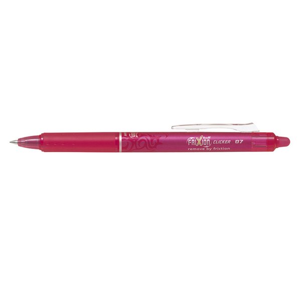 Boligrafo Pilot Frixion Clicker Borrable 0,7 Mm Color Rosa