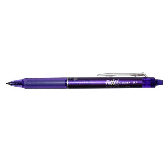 Boligrafo Pilot Frixion Clicker Borrable 0,7 Mm Color Violeta