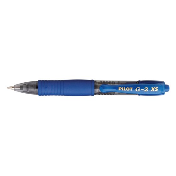 Boligrafo Pilot G-2 Pixie Azul Tinta Gel Retractil Sujecion De Caucho