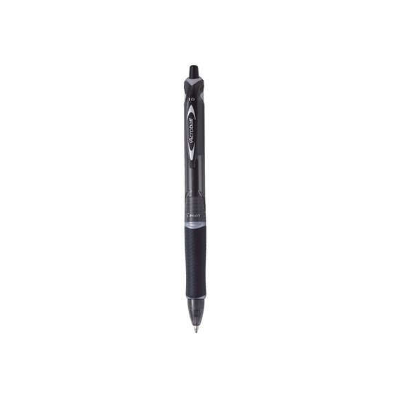 Boligrafo Pilot Acroball Negro Tinta Aceite Punta De Bola De 1,0Mm Retractil