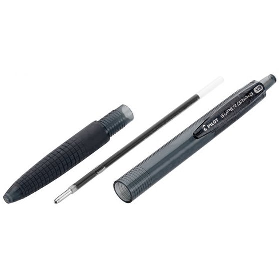 Boligrafo Pilot Super Grip G Negro Retractil Sujecion De Caucho Tinta Base De Aceite