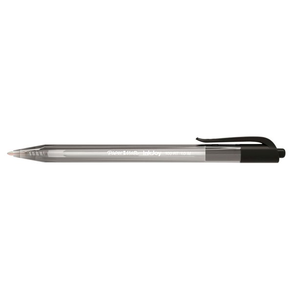 Boligrafo Paper Mate Inkjoy 100 Retractil Punta Media Negro
