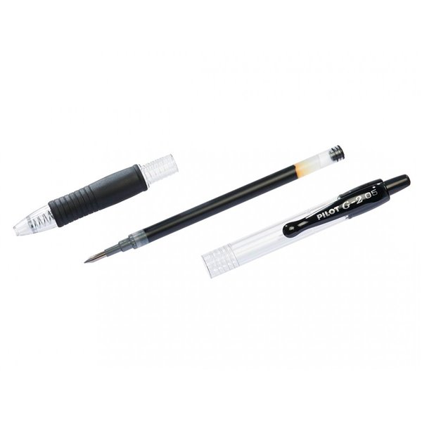 Boligrafo Pilot G-2 Negro Tinta Gel Retractil Sujecion De Caucho En Blister