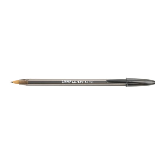 Boligrafo Bic Cristal X-Large Tinta Negro 1,6 Mm