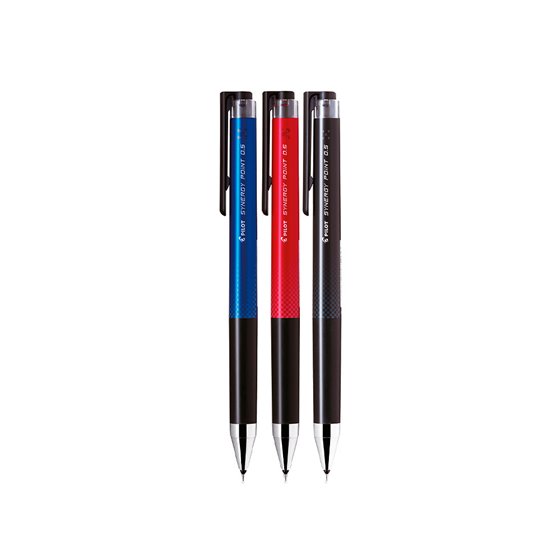 Boligrafo Pilot Synergy Point Retractil Sujecion De Caucho Tinta Gel 0,5 Mm Rojo