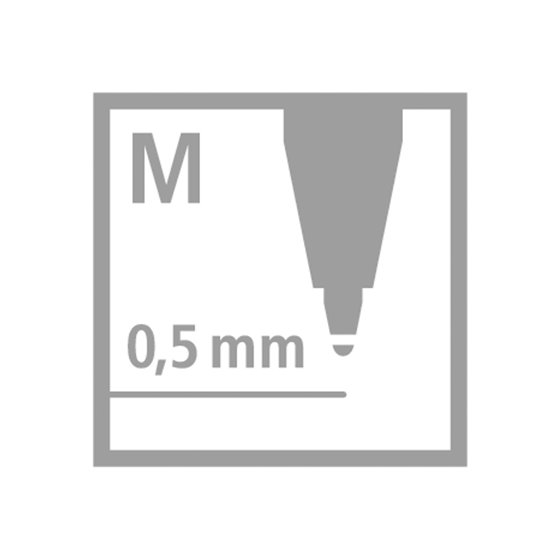 B0Ligrafo Stabilo Pointball 0,5 Mm Negro