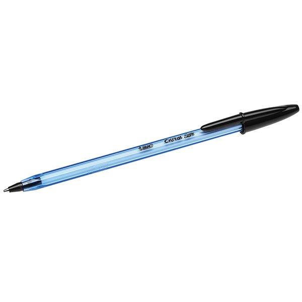 Boligrafo Bic Cristal Soft Negro Punta De 1,2 Mm