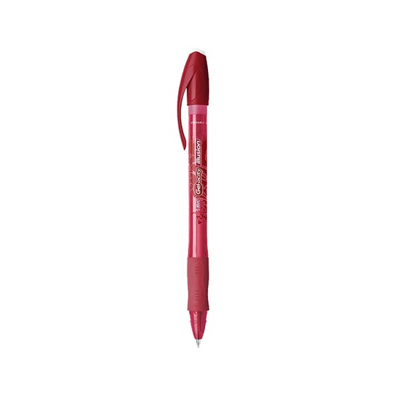 Boligrafo Bic Gelocity Illusion Borrable Rojo Punta De 0,7 Mm