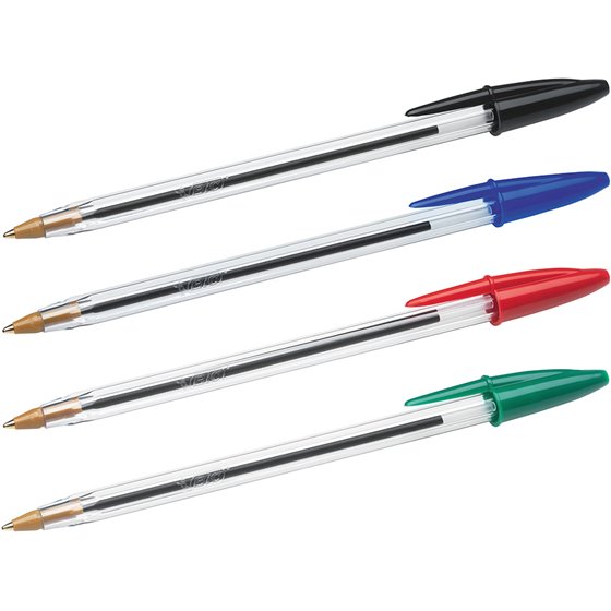 Boligrafo Bic Cristal Mega Tubo 16+4 Unidades Colores Surtidos 8 Azules / 5 Negros / 4 Rojos/ 3 Verdes