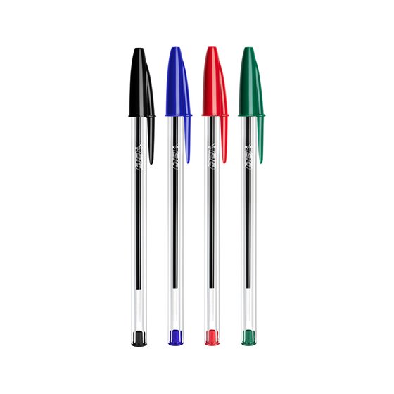 Boligrafo Bic Cristal Mega Tubo 16+4 Unidades Colores Surtidos 8 Azules / 5 Negros / 4 Rojos/ 3 Verdes