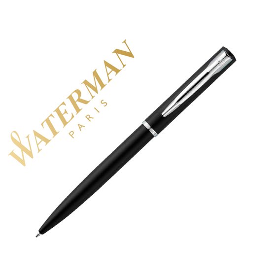 Boligrafo Waterman Allure Laca Negra En Estuche De Regalo