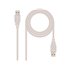 Cable Usb Nanocable 2.0 Tipo A/M-A/M Color Gris Longitud 1 M