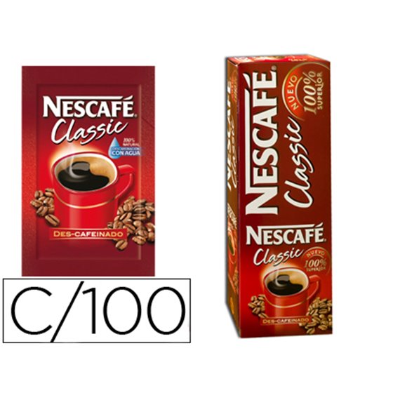 Cafe Nescafe Descafeinado Monodosis Caja De 10 Sobres