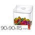 Caja Para Caramelos Cep Con Tapa Desmontable Poliestireno Transparente 90X90X115 Mm