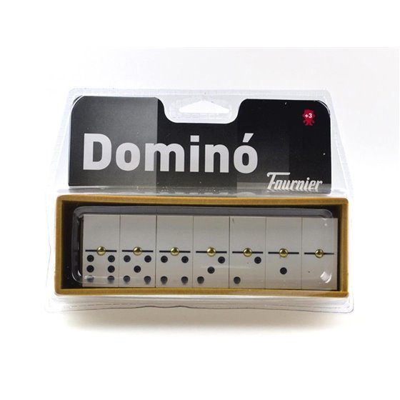 Domino Chamelo Fournier Ficha Marfilina En Caja De Plastico En Blister