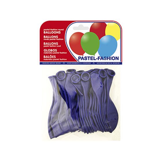 Globo 100% Latex Biodegradable Azul Marino Bolsa De 20 Unidades